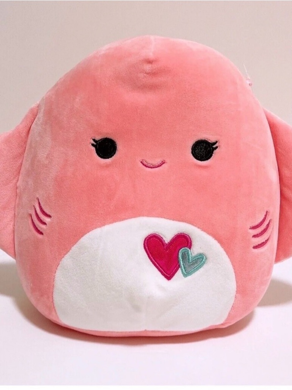Squishmallows Valentine Squad 8" Saxa the Pink Stingray Plush Doll Toy
